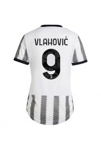 Fotbalové Dres Juventus Dusan Vlahovic #9 Dámské Domácí Oblečení 2022-23 Krátký Rukáv